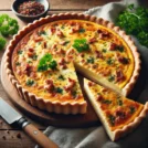 Quiche Lorraine cu bacon